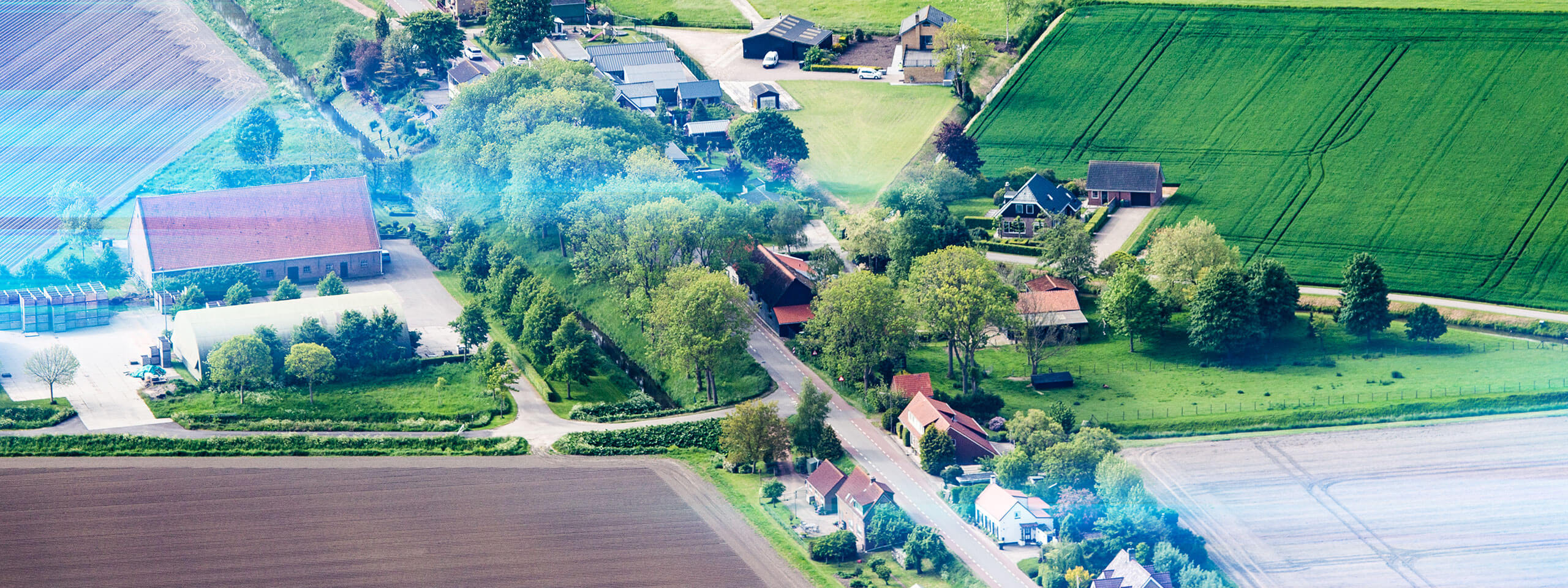 Straatbeeld Hoeksche Waard